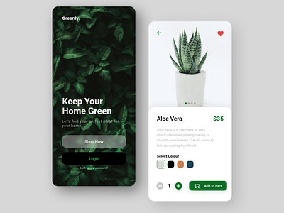 Greenly - Plant Shop mobile app