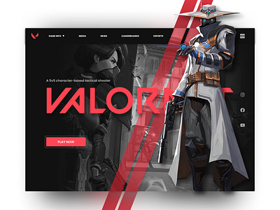 VALORANT website design