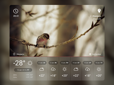 Weather adobe flat ios nature photoshop tablet ui weather