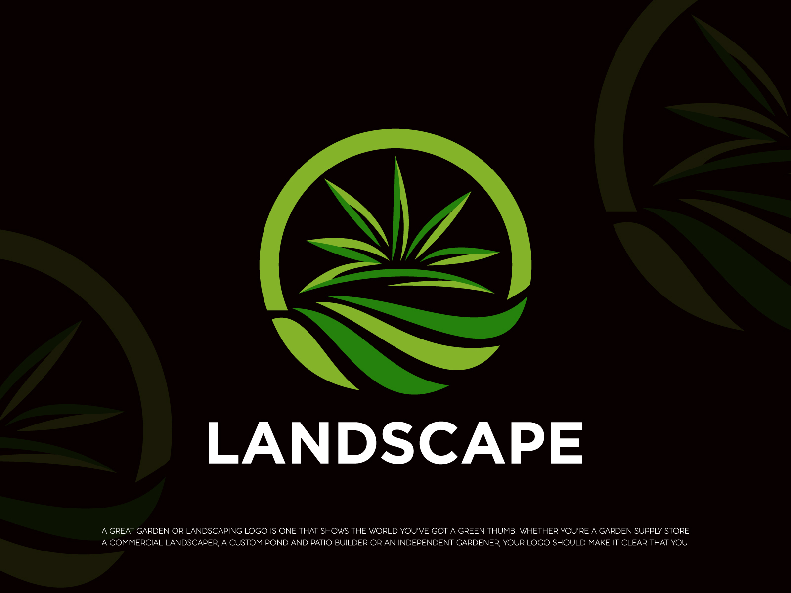 free logo creator for landscaping