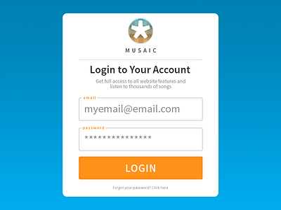 Simple Login Form