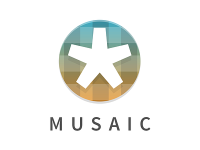 Musaic Logo app logo logo design music