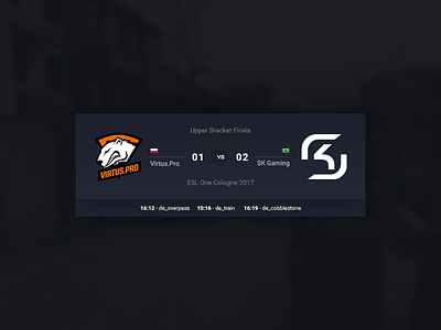 CS:GO ScoreCard Concept counter strike counter strike cs:go csgo esports sk gaming virtus.pro