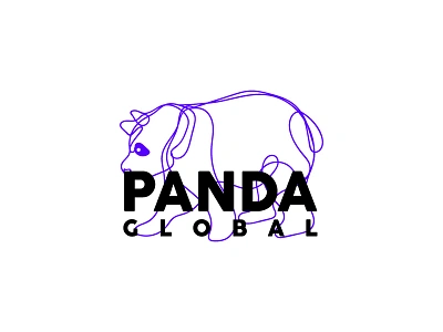 Panda Logo dailylogochallenge logo logo a day logo alphabet logo animation panda panda bear panda logo pandaearth