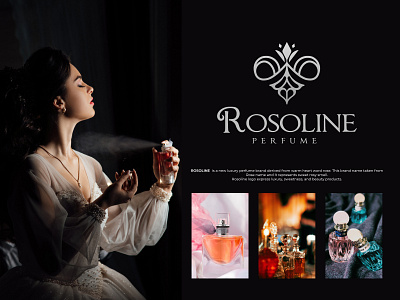 Rosoline | Logo & Branding for perfume brand