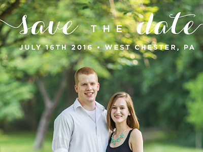 My little sisters big day! save the date wedding