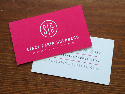 Fancy Pants branding business cards foil logo pink system