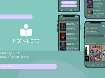 Neon Libre - Mobile App app design ui ux