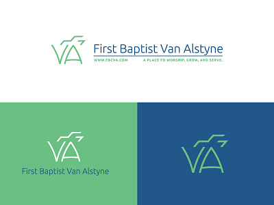 Church Logo church cross fbc first first baptist icon logo logo design va van