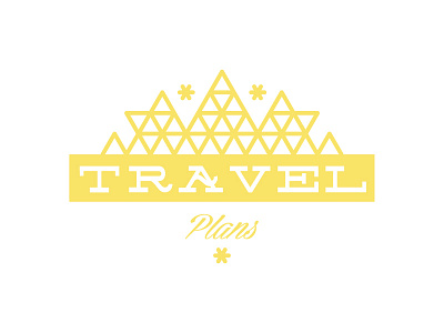 Travel Icon - Travel Plans icon missions monoweight plans travel triangle yellow