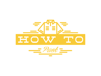 Travel Icon - How to Pack how icon missions monoweight pack polo shirt to travel yellow