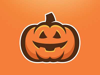 Have a Great Weekend carve design halloween invite jack o lantern logo october orange pumpkin vector