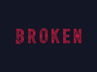 Broken Typography