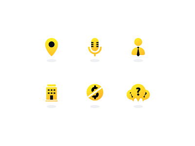 Website Icon Family building design family faq free icon location microphone pack tie web yellow
