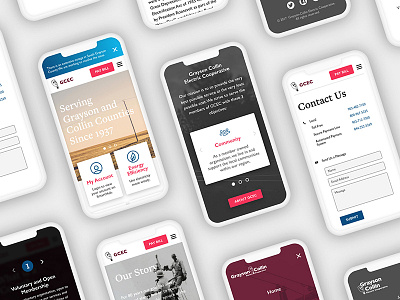 Mobile Screens Mockup about clean company design electric interface mobile system ui web website
