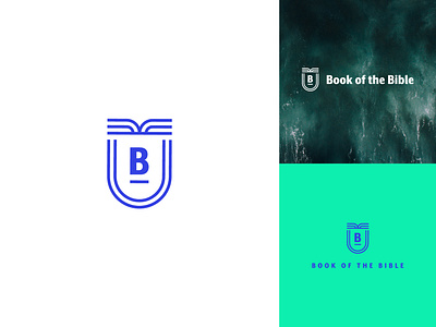 More from Book of the Bible bible blue book branding clean design flat identity illustrator linework logo monoweight series vector