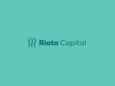 Riata Capital Logo banking branding capital clean design green identity invesment investing logo money private equity r simple