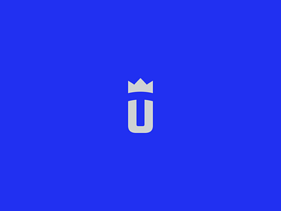 UNITE blue branding bright church clean crown design group icon identity king logo logomark minimal simple stamp youth