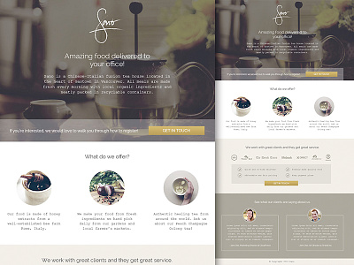 Sano - Click Through Landing Page