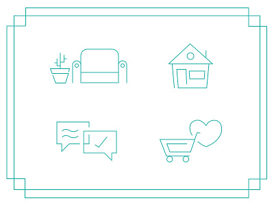 Furniture Shopping Icons