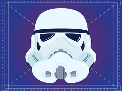 Stormtrooper art classic gradient illustration pop culture star wars stormtooper