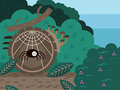 Spider from "Forest Friends" picture book