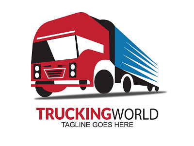 Truck Logo graphic design image editing logo photoshop