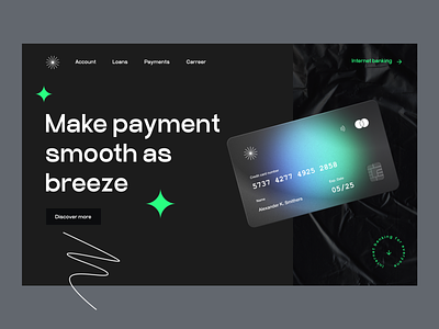 Fintech Landing page