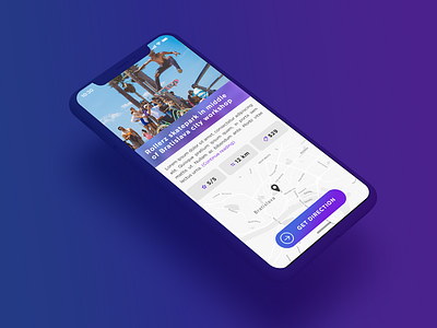 iPhoneX | Purple iDea best gps idea iphone iphonex minimal mockup navigate purple