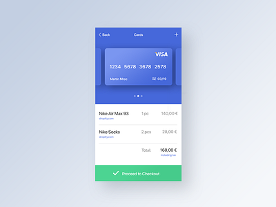 Credit Card Checkout | Daily UI Challenge #002 2018 card credit dailyui debit minimalist simplicity simply trent ui