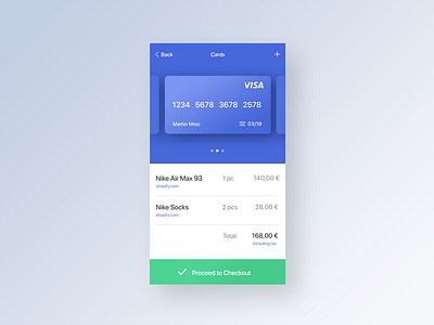 Credit Card Checkout | Daily UI Challenge #002