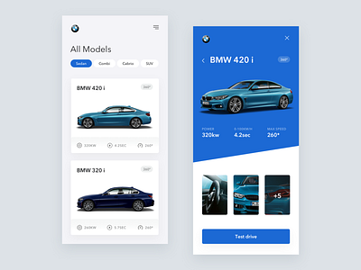BMW Responsive page