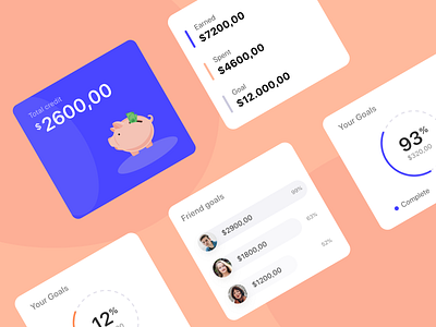 Bank UI Cards 2020 apple watch bank bank app banking cards concept corporate illustration redesign save save money watches