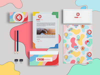 CHEK Digital Branding brand brand identity branding design graphic design icon icons set logo