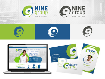 Nine Group Branding brand identity branding design graphic design icon logo logo design