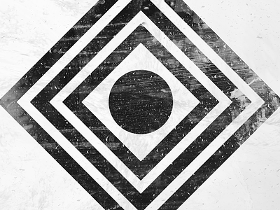 Secondborn - "Symbols" abstract art artwork blackandwhite branding cd coverart symbol texture vinyl