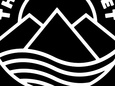 BT2 line linework merch merchandise minimal minimalism mountains river water