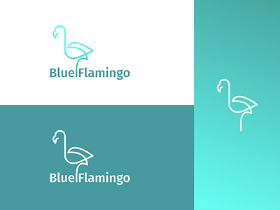 BLUE FLAMINGO