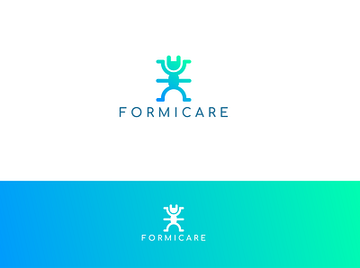 Formicare ant logo gradient logo logo minimal style minimalist logo modern modern logo