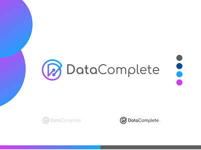 DataComplete data logo gradient ideas gradient logo it logo logo logo for data modern logo tech logo technology logo