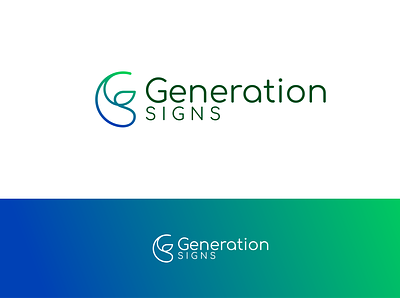 Generation signs design g s logo gs logo logo minimalist logo modern logo s g logo sg logo typography