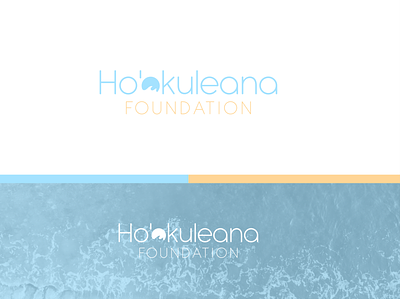Ho'okuleana FOUNDATION logo logo design logotype minimalist logo modern logo ocean ocean logo typography water logo wave logo