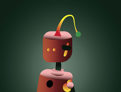 ROBOT illustration design illustration vector