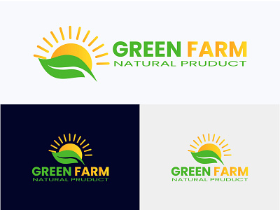 Green Farm logo | Farm logo brand identity creative logo design farm logo farmers logo farmingsimulat logo flat logo design free logo harvest logo logo maker minimalist logo modern logo design newholland logo organic