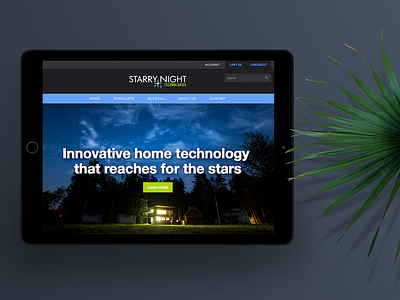 Starry Night Technologies eCommerce Design ecommerce ipad responsive shopify web design