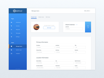 Client Dashboard dashboard material minimal ui ux web