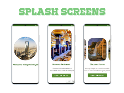 Riyadh app splash screen app app design ui ui ux ui design uiux