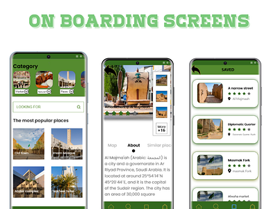 Riyadh app main screens app app design ui ui design uiux