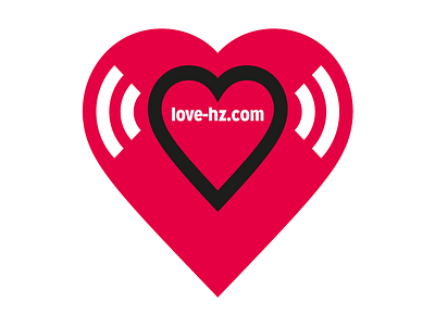 Love Hz Sticker