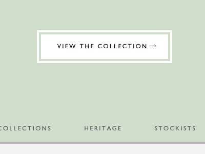 Homepage concept for homeware, on hover (WIP) british classic design designer heritage homeware london web website